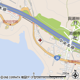 神奈川県相模原市緑区与瀬672周辺の地図