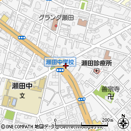 パピー　上野毛店周辺の地図