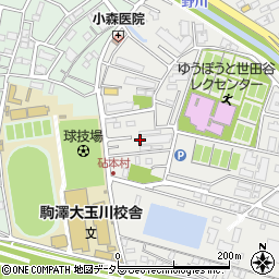東京都世田谷区鎌田2丁目20周辺の地図