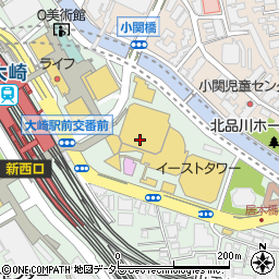 一番どり ゲートシティ大崎店周辺の地図