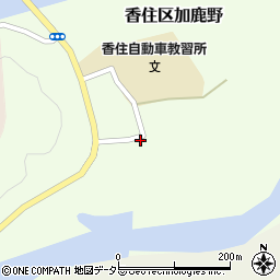 兵庫県美方郡香美町香住区加鹿野179周辺の地図