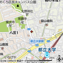 セブンイレブン目黒柿の木坂１丁目店周辺の地図
