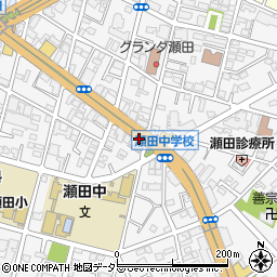 瀬田中周辺の地図