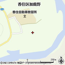 兵庫県美方郡香美町香住区加鹿野128-4周辺の地図