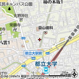 東京都目黒区柿の木坂1丁目29周辺の地図