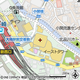 ＪＩＮＳゲートシティ大崎店周辺の地図