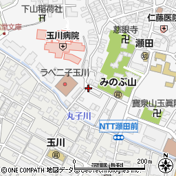 東京都世田谷区瀬田4丁目4-10周辺の地図