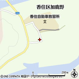 兵庫県美方郡香美町香住区加鹿野195-1周辺の地図