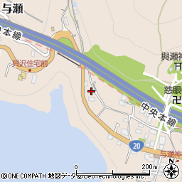 神奈川県相模原市緑区与瀬668周辺の地図