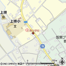 上堺小学校周辺の地図
