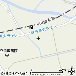 エホバの証人の兵庫県香美町香美会衆周辺の地図