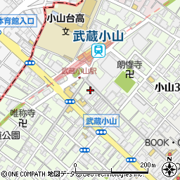花子　武蔵小山駅前店周辺の地図
