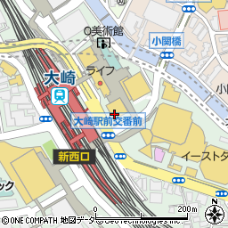大崎駅前郵便局 ＡＴＭ周辺の地図