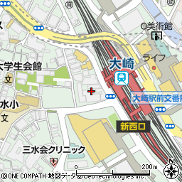 大衆IZAKAYAエイト 大崎店周辺の地図