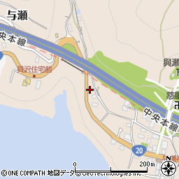 神奈川県相模原市緑区与瀬664周辺の地図