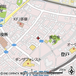 東屋精米店周辺の地図