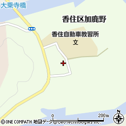 兵庫県美方郡香美町香住区加鹿野196周辺の地図