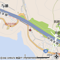 神奈川県相模原市緑区与瀬667周辺の地図