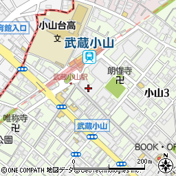 三井住友銀行武蔵小山支店周辺の地図