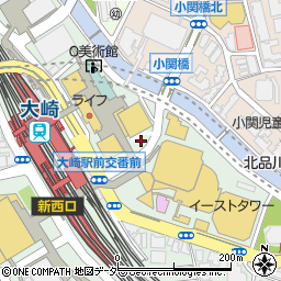 東京都品川区大崎1丁目周辺の地図