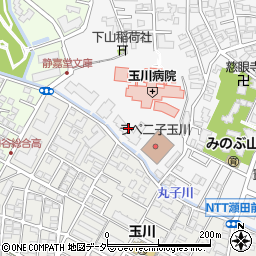 東京都世田谷区瀬田4丁目6周辺の地図