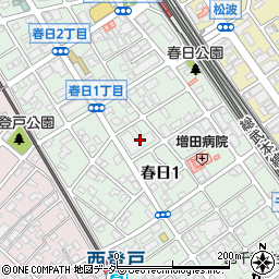千葉県千葉市中央区春日1丁目10周辺の地図