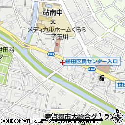 ローソンＨ鎌田三丁目店周辺の地図