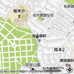 桜木ハイリビング弐番館周辺の地図