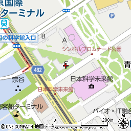 東京国際交流館Ｃ棟周辺の地図