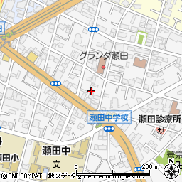 東京都世田谷区瀬田3丁目2周辺の地図