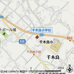 千木良公民館周辺の地図