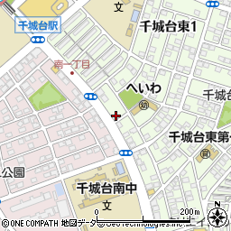 タイムズ千葉千城台第３駐車場周辺の地図