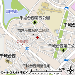 千城台西第4公園周辺の地図