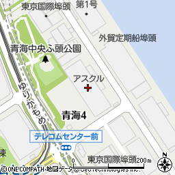 アスクル周辺の地図