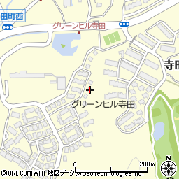 東京都八王子市寺田町432-161周辺の地図