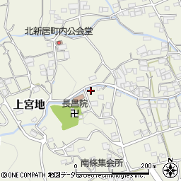 山梨県南アルプス市上宮地1144周辺の地図