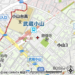ピカール　武蔵小山店周辺の地図