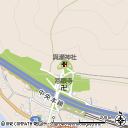 與瀬神社周辺の地図