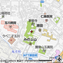 東京都世田谷区瀬田4丁目周辺の地図