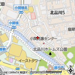品川区役所　児童センター小関周辺の地図