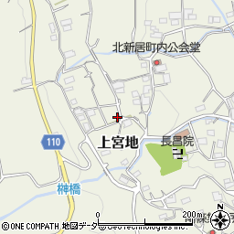 山梨県南アルプス市上宮地1333-1周辺の地図