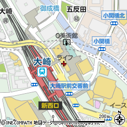 ミスターミニット　大崎ニューシティ店周辺の地図