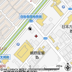 財団法人日本自動車査定協会　千葉県支所周辺の地図