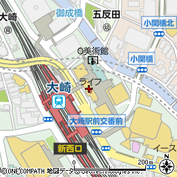 国際クリーニング　大崎店周辺の地図