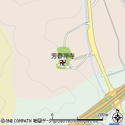 芳春禅寺周辺の地図
