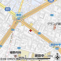 京王瀬田マンション周辺の地図