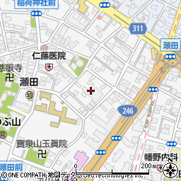 東京都世田谷区瀬田4丁目20周辺の地図