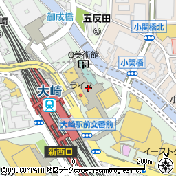 鮮魚 釜飯 ヒカリ屋 大崎店周辺の地図