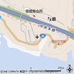 神奈川県相模原市緑区与瀬2302周辺の地図