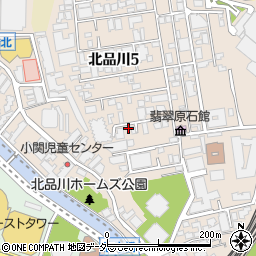 東京都品川区北品川5丁目周辺の地図